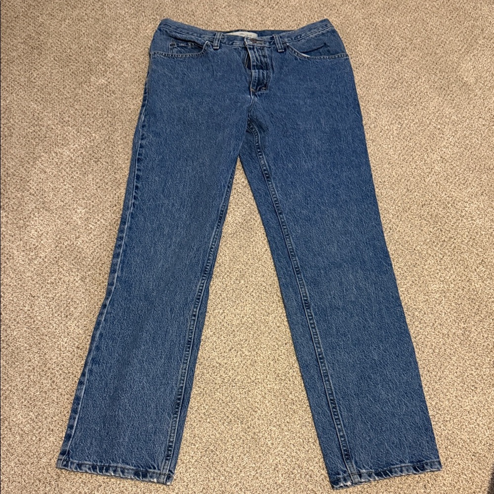 Lee mens Straight Leg Blue Jeans